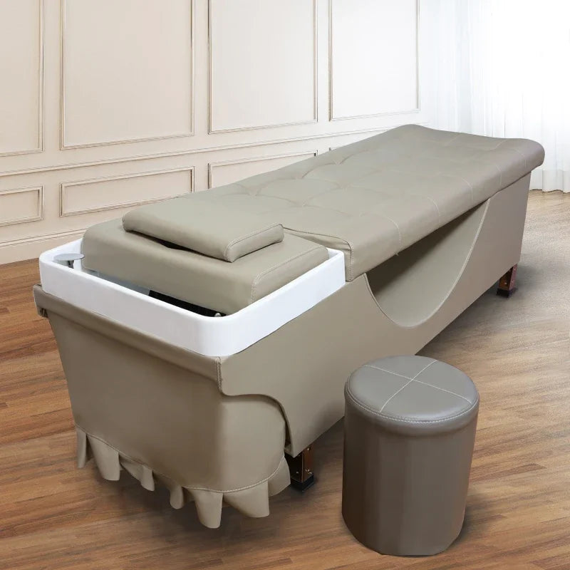 Shower Head Stylist Shampoo Chair Hair Salon Backwash Units Massage Hair Wash Chair Luxury Shampouineuse Salon Equipment MQ50XF