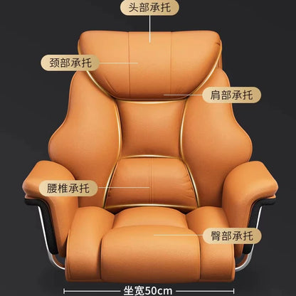 Ergonomic boss chair for home or office