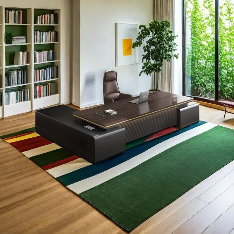 Motion Office L-Shaped Desk