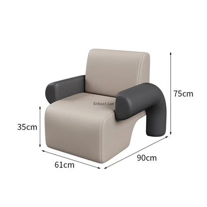 Negotiate Table and Chair Combinations, Light Luxury Modern Reception Tables, Sales Offices, Beauty Salons, Reception Chairs