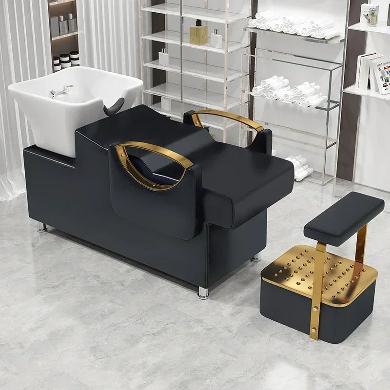 Hair Stylist Shampoo Chairs Beauty Salon Wash Sink Treatment Hair Spa Shampoo Chairs Cadeiras Beauty Salon Furniture