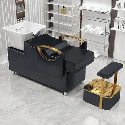Hair Stylist Shampoo Chairs Beauty Salon Wash Sink Treatment Hair Spa Shampoo Chairs Cadeiras Beauty Salon Furniture