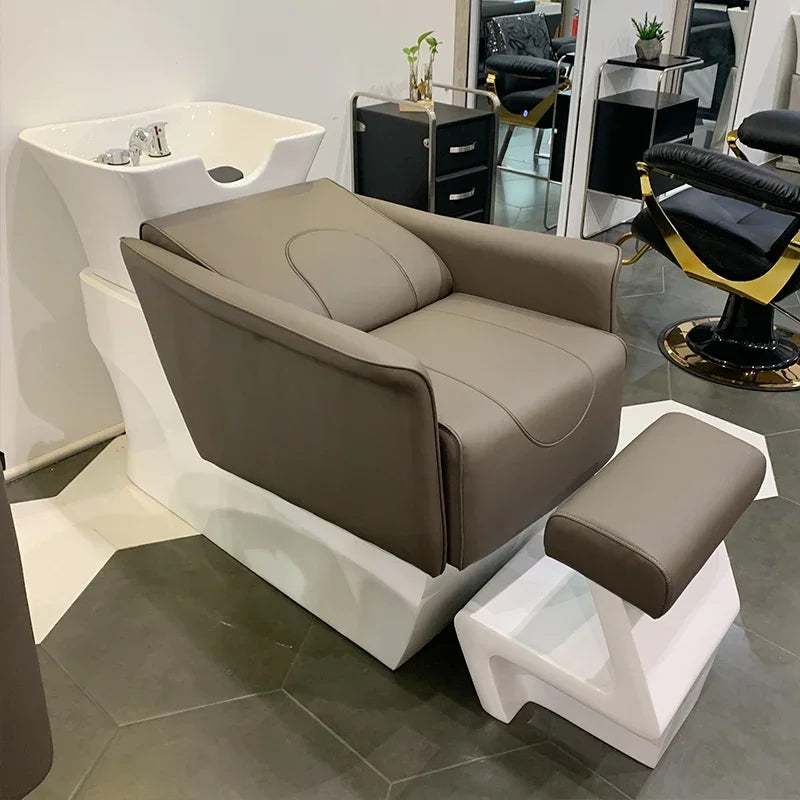 Hydrotherapy Shampoo Chair Hair Salon Shower Head Hair Wash Chair Styling Luxury Ergonomics Silla Peluqueria Salon Furniture