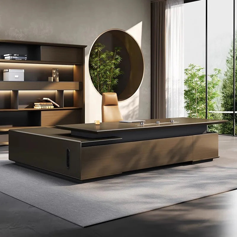 Versatile Computer L-Shaped Desk – Office, Study, and Home Use