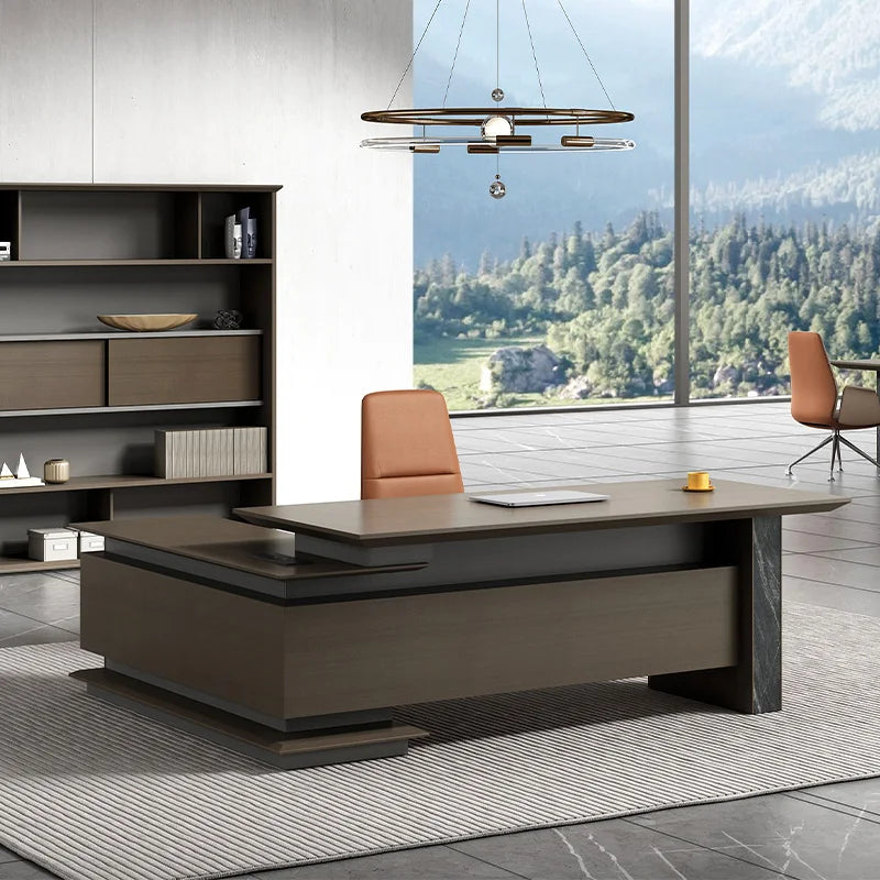 Executive desk with drawers