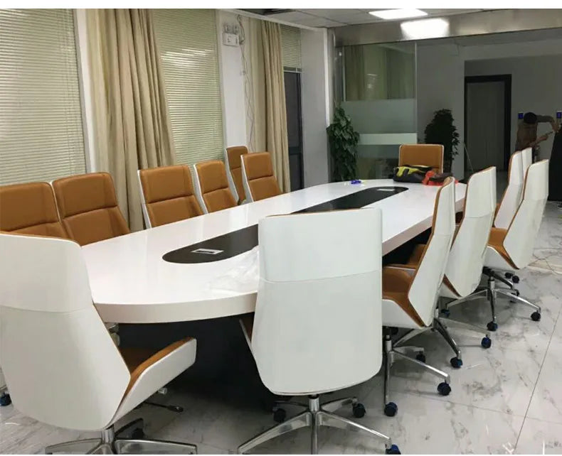 HYZ16 Factory large long size luxury office furniture MDF wooden conference room modern office desk Conference meeting table