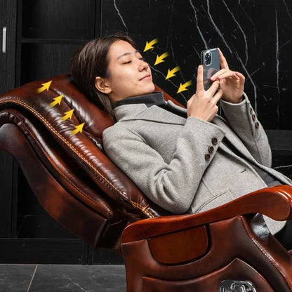 Ergonomic Massage Gaming Chair – Luxury Folding Office Armchair