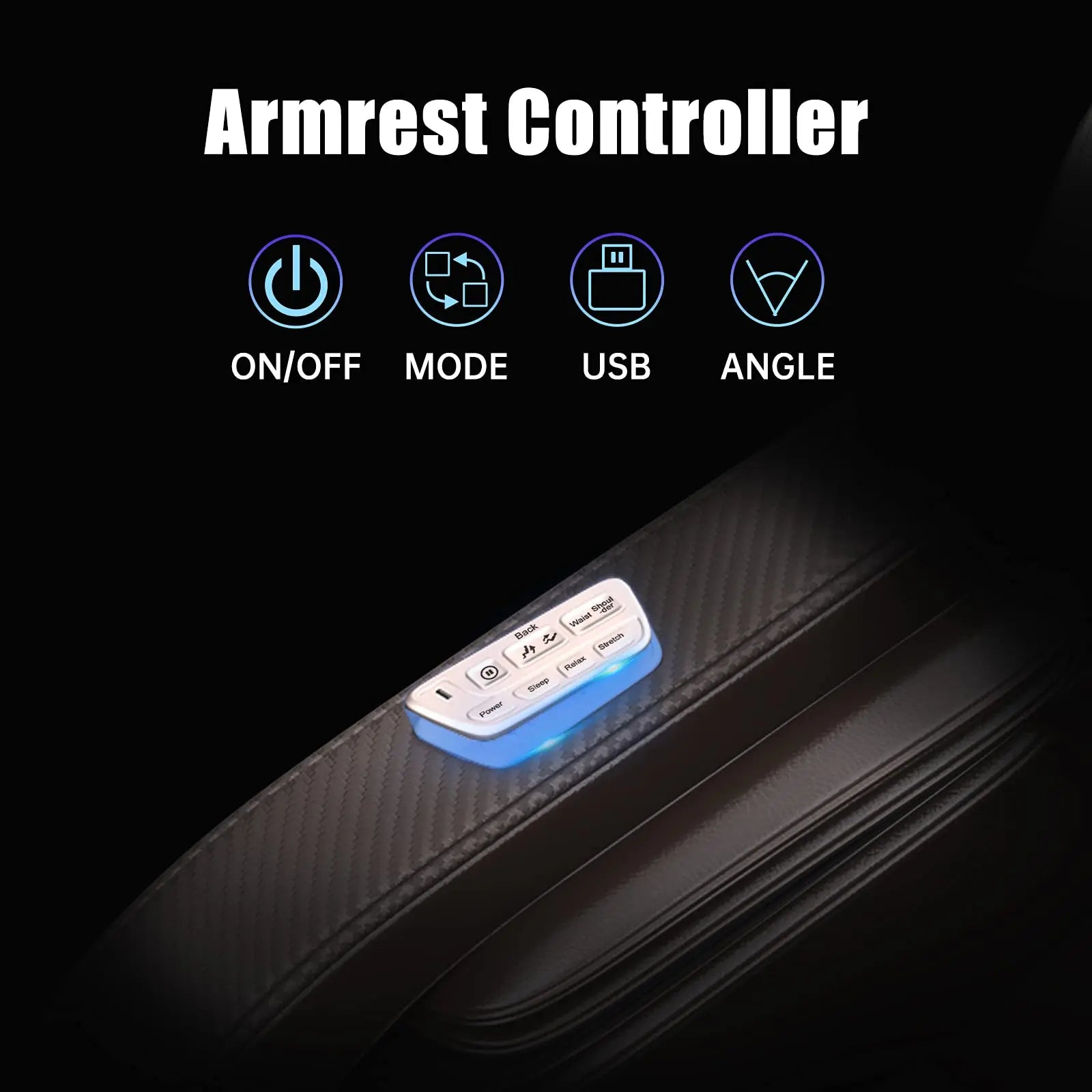 Real Relax PS6000 Zero Gravity SL Track Full Body Shiatsu Body Scan Handrail Shortcut Key Heat Foot Roller Massage Chair