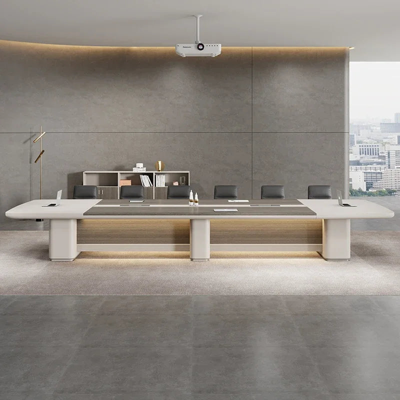 Large conference table, simple conference room reception table, long strip work table, meeting and negotiation table