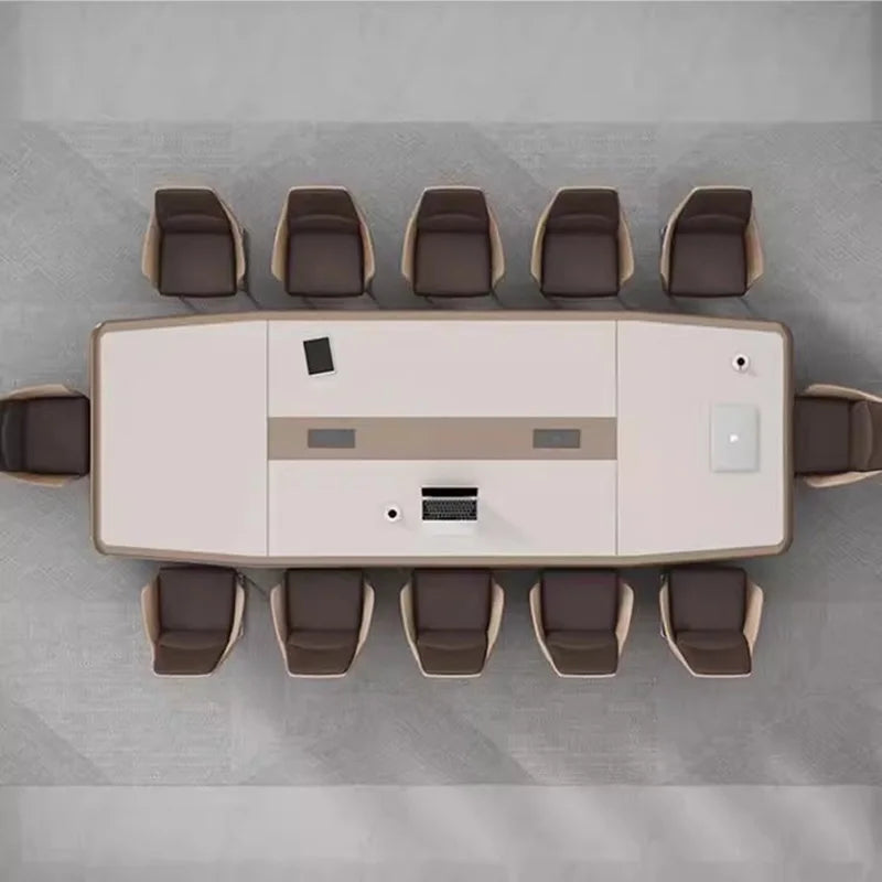 Luxury meeting table with accessories