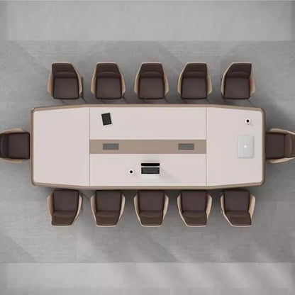 Luxury meeting table with accessories