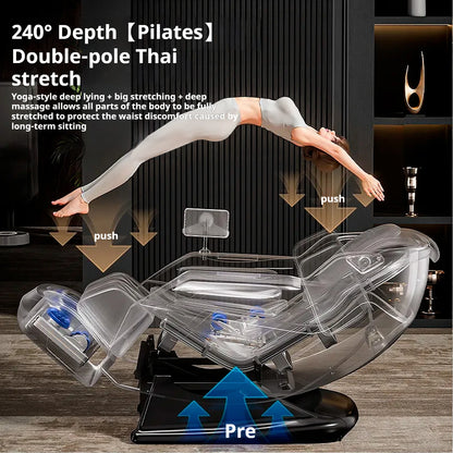 Three Years Warranty 4D Zero Gravity  SL Track Massage Chair Full Body Airbag Office Chair Home 3D AI Voice control Massage Sofa