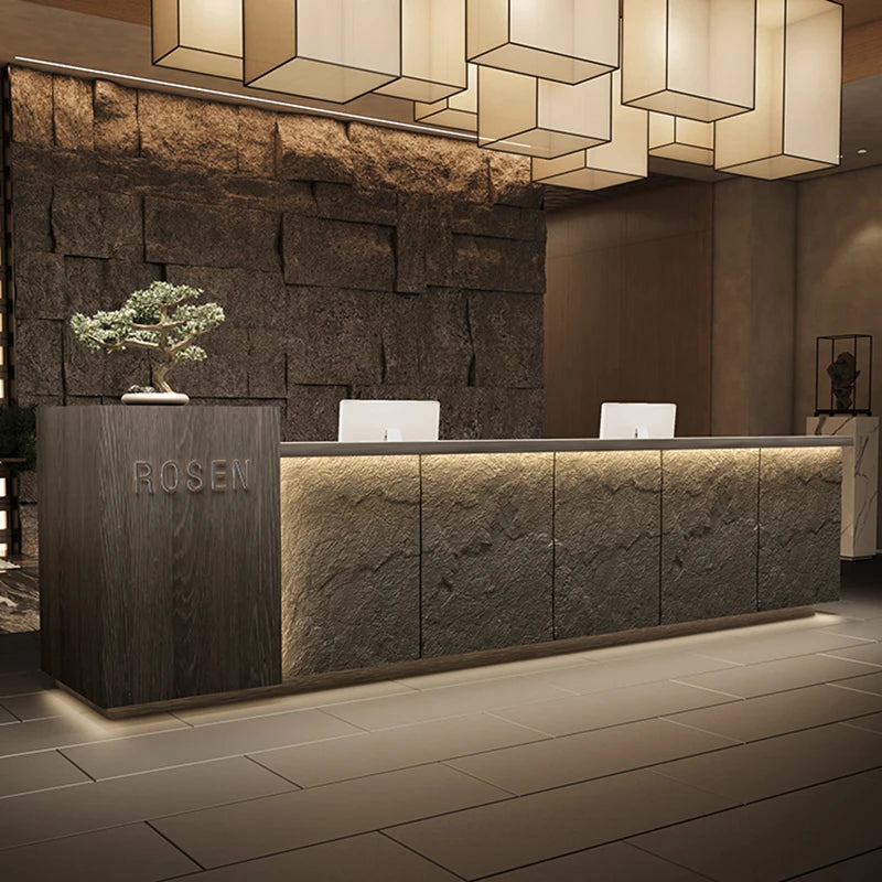 Italian-Style Simple Reception Desks