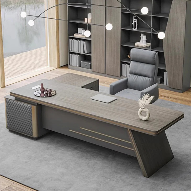 Height Desk Workstation Midi Writing Table Office Accessories Computer Executive Gaming Tables Corner Study Tavolino
Minimalist
