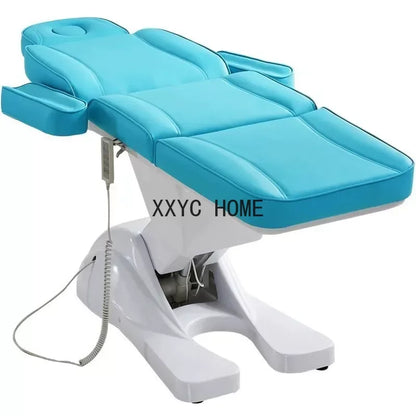 Electric beauty bed Beauty   special body massage tattoo bed folding micro-plastic injection bed automatic lifting