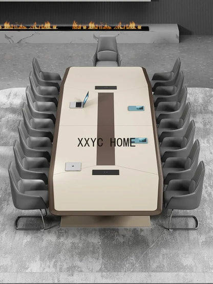 Office Furniture Conference Table Long Simple Modern Conference Room Reception Strip Conference