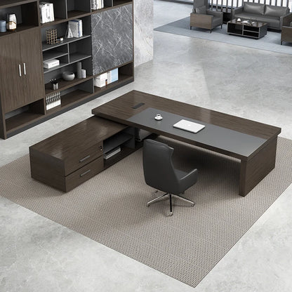 L-Shaped Computer Desk for Office