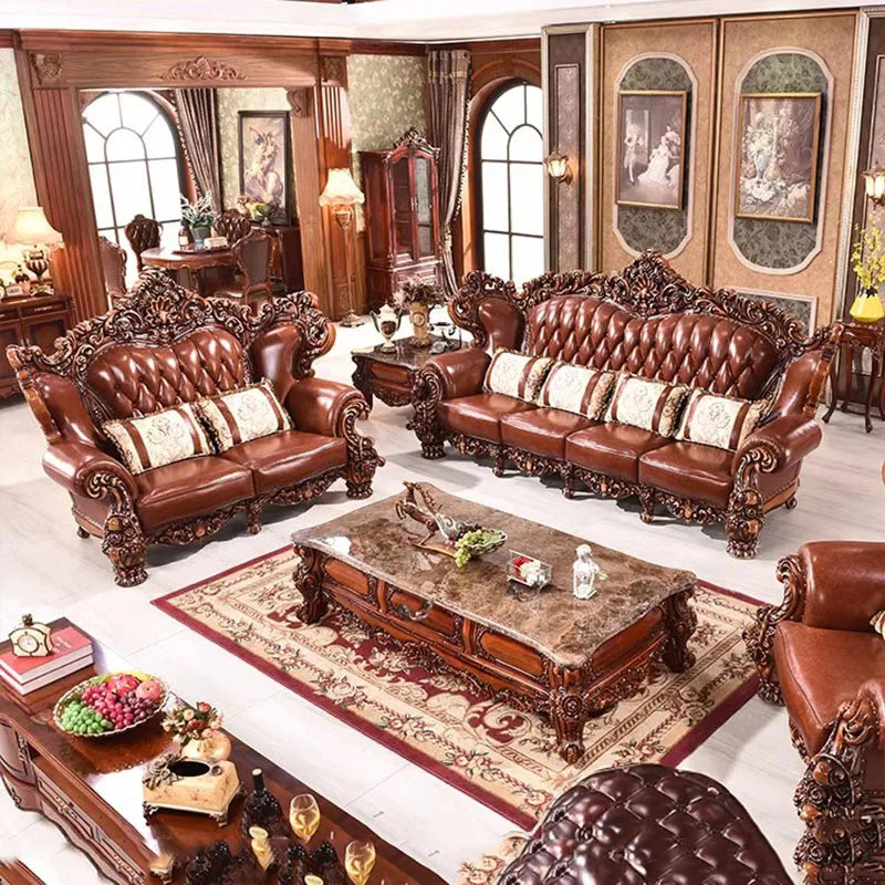 Modern Waterproof Living Room Sofas Luxury Genuine Leather Design Elegant Sofa Nordic Relaxing Woonkamer Banken Home Furniture