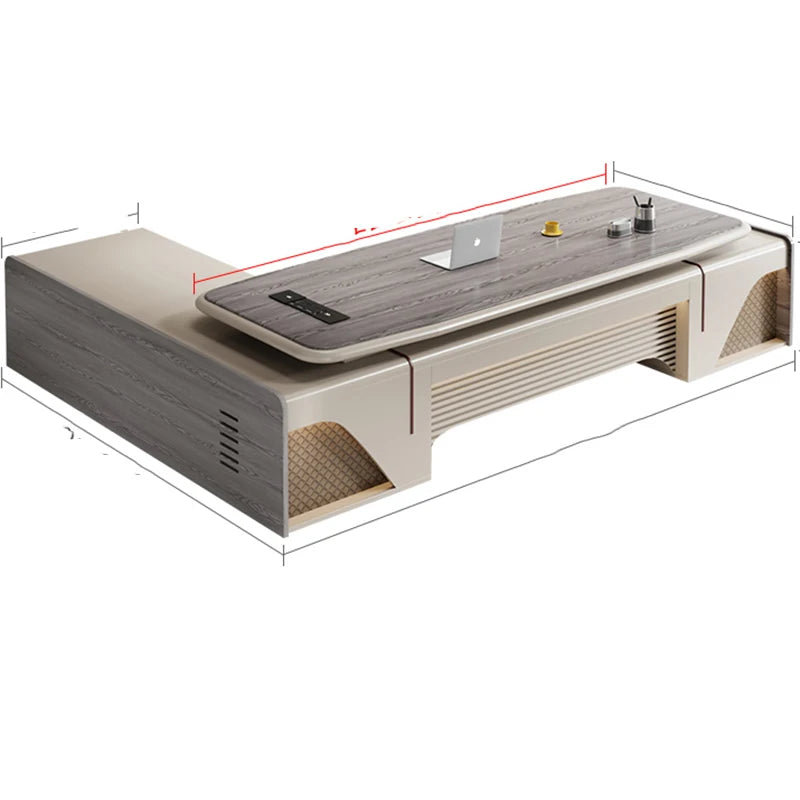 European Art Office Desk Gaming Luxury Storages Conference Long Computers Desks Bookshelf Mesa De Escritorio Office Furniture