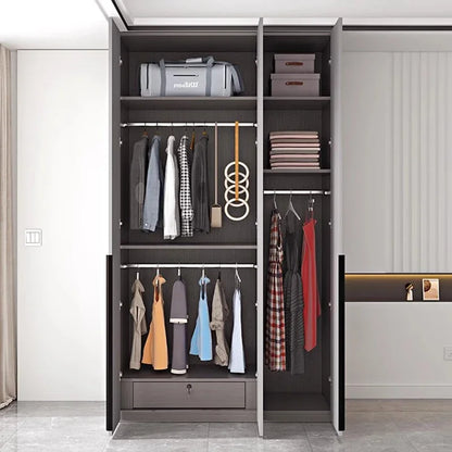 Simple Storage Wardrobes Wooden Hanging Dressers Baby Cupboard For Clothes Free Shipping Kids Armario De Ropa Home Furniture