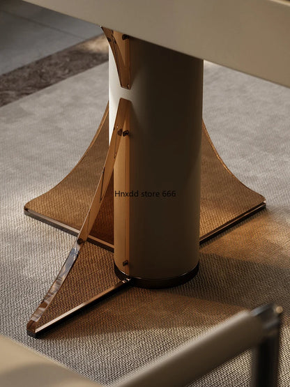 Slate = modern minimalist high-end = Italian minimalist acrylic household computer desk
