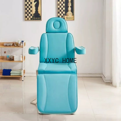 Electric beauty bed Beauty   special body massage tattoo bed folding micro-plastic injection bed automatic lifting