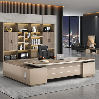 Modern Professional L-Shaped Desk