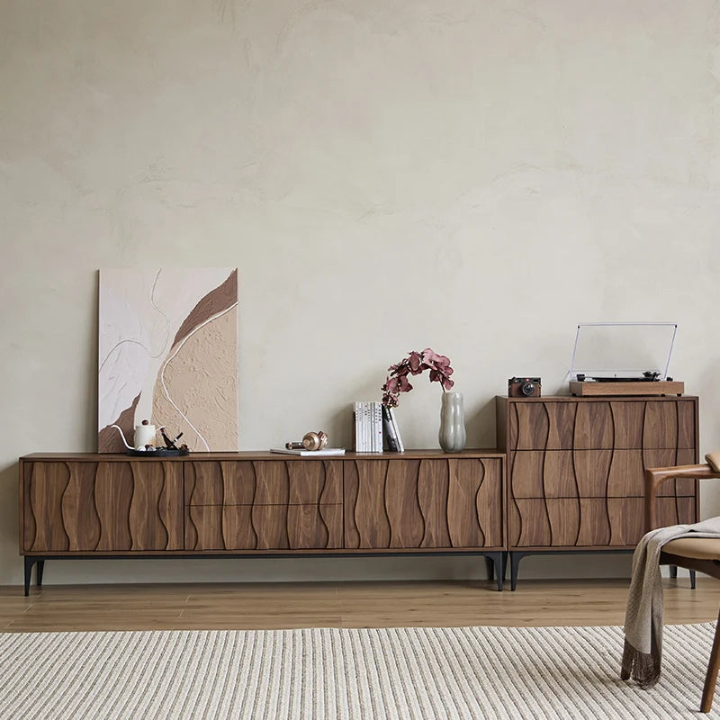 Luxury Vintage TV Stand – Mid-Century Console for Living Room