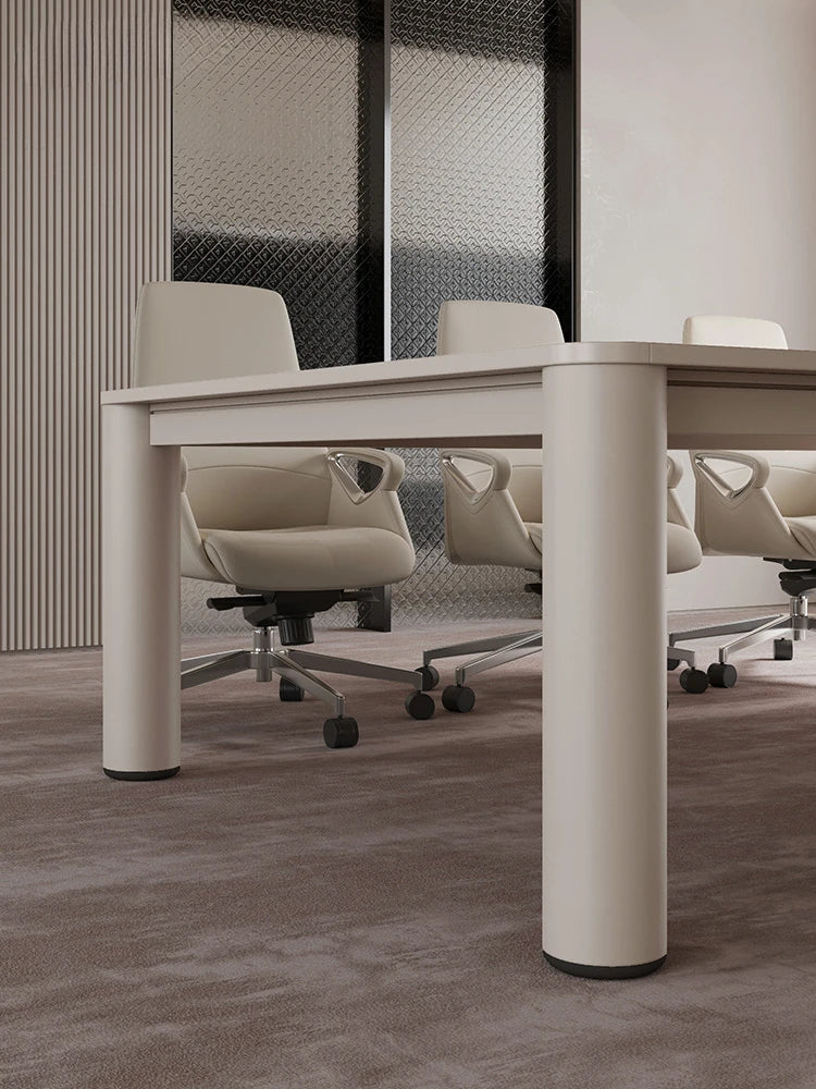 Modern Large Conference Table &amp; Chair Set