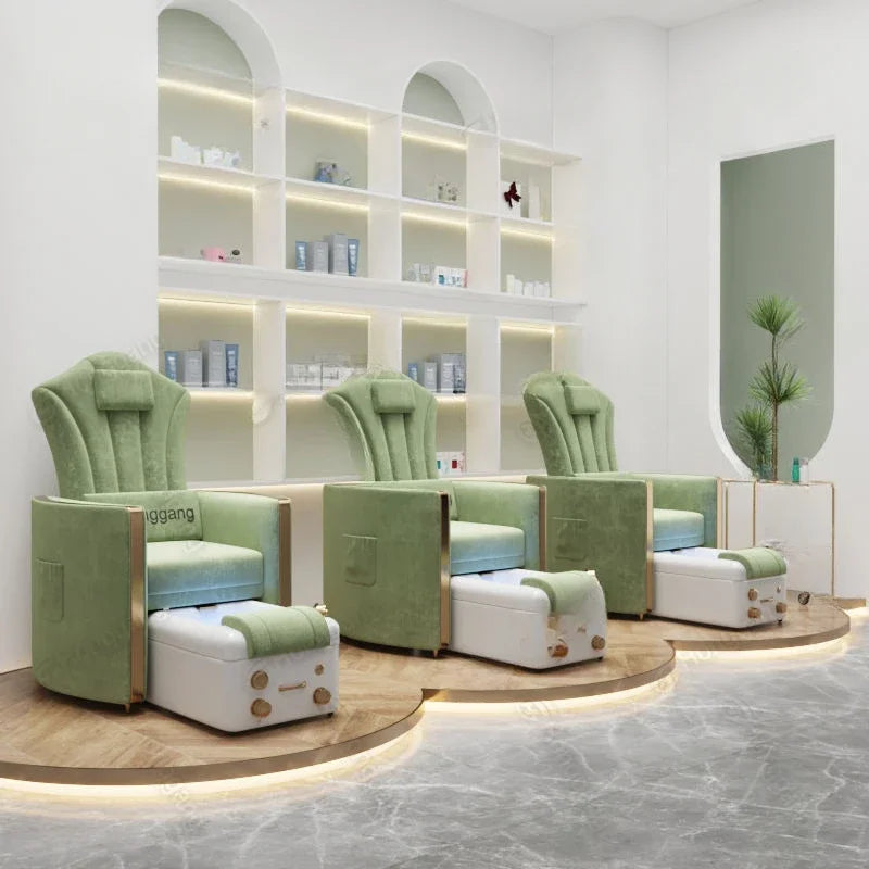 Salon Equipment Furniture Electric Chair Pedicure Stretcher Massage Aesthetics Spa Hairdressing Rotating Medical Bed MZY-009