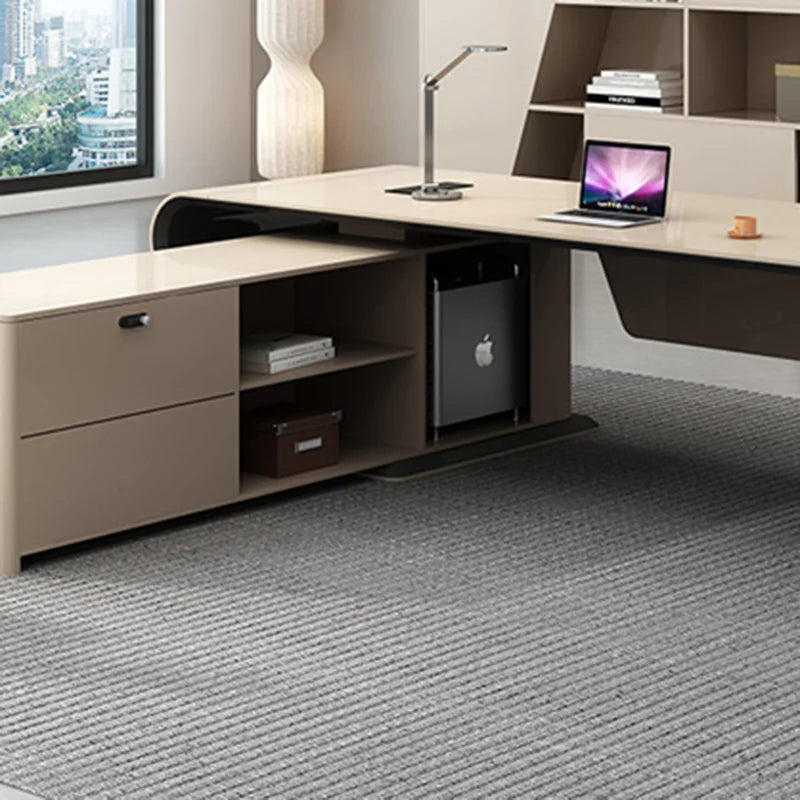 Professional Office Furniture Tables Desk Automatic Table Work Sofa Side Minimalist Computadora Reading Computer Offices