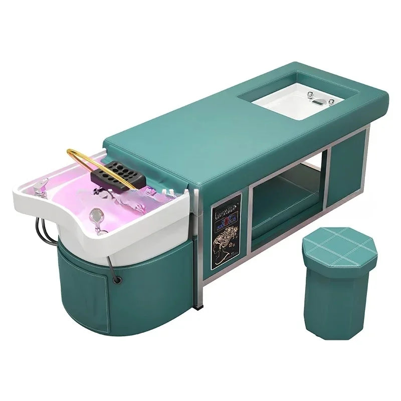 Head Spa Hair Washing Bed Stylist Foot Sink Shower Shampoo Chair Salon