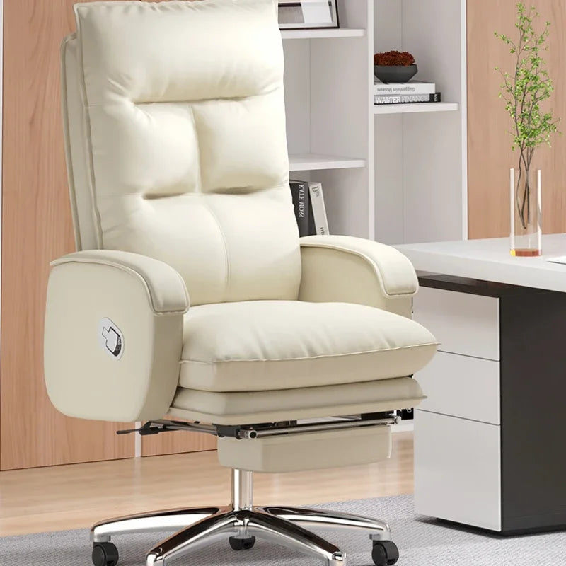 Wheeled Gamer PC Chair – Comfortable Swivel Design with Height Adjustment