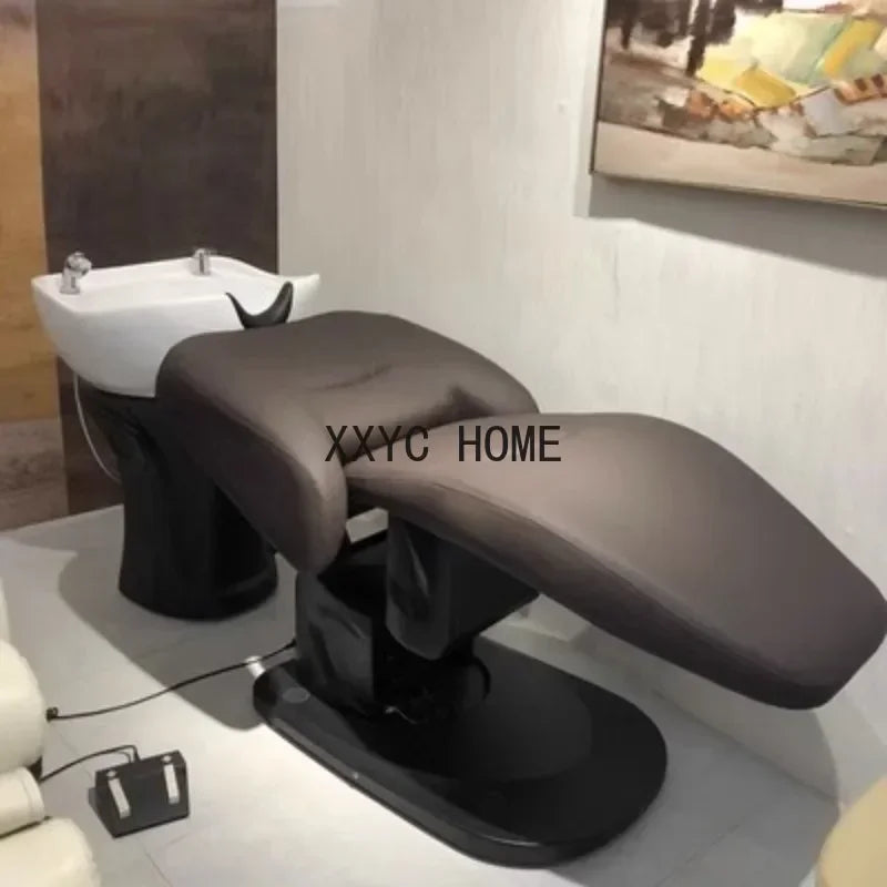 Makeup Shampoo Chair Minimalistic Thai Spa Massage Bed Hair Wash Chairs Haircutting Lavacabezas Beauty