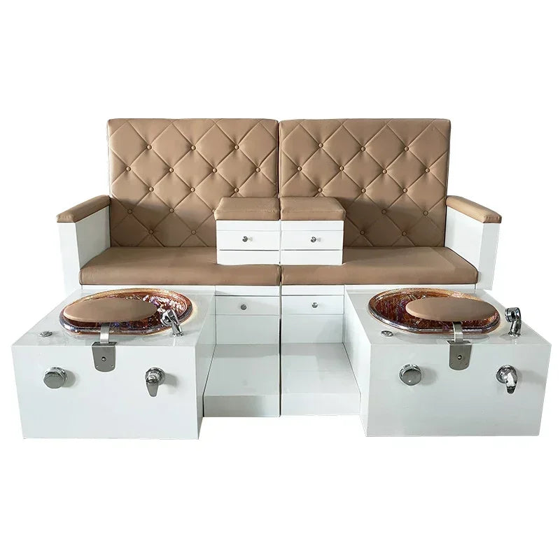 Simple foot bath sofa, double booth, nail art, massage bath center, foot spa chair