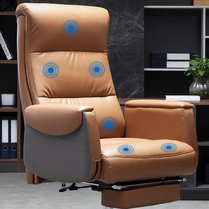 Massage Office Chairs Recliner Cushion Playseat Makeup Armrest Leather Accent Chair Swivel Cadeira De Gamer Luxury Furniture