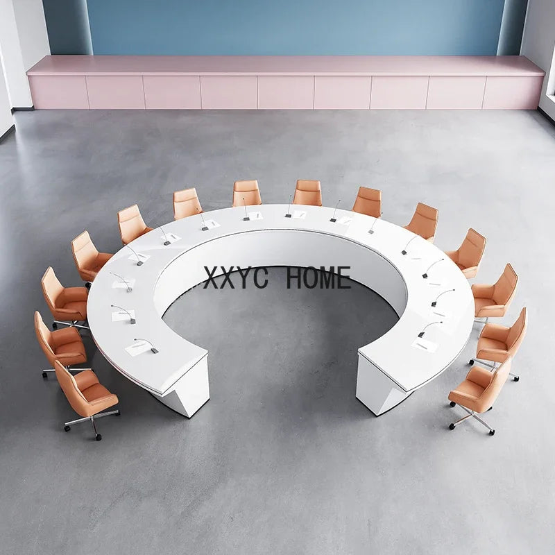 Round conference table for negotiations
