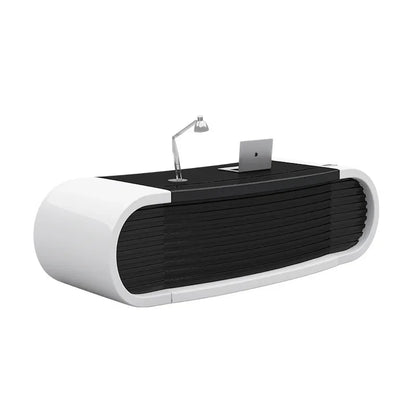 Office Furniture Boss Desk Simple Modern Arc Paint Desk
