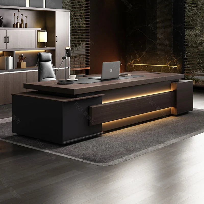 Organization Office Desk Study Computer Ergonomic Writing Office Desk Corner Standing