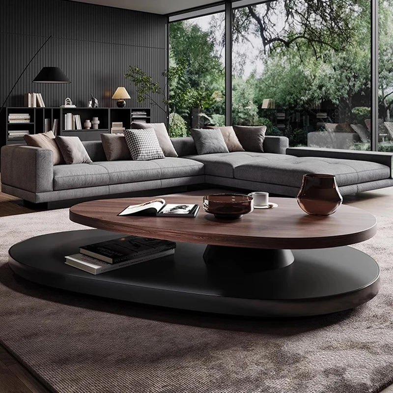 Nordic Luxury Coffee Table – Italian Wooden Design