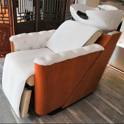 Hair Washing shampoo chair backwash unit;  Salon furniture hair salon equipment With Shampoo bowel