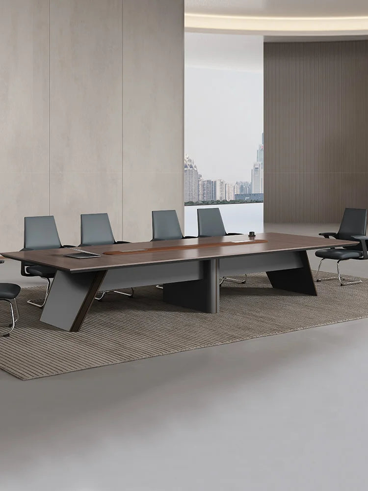 Simple Modern Conference Table – Long Design for Meeting Rooms