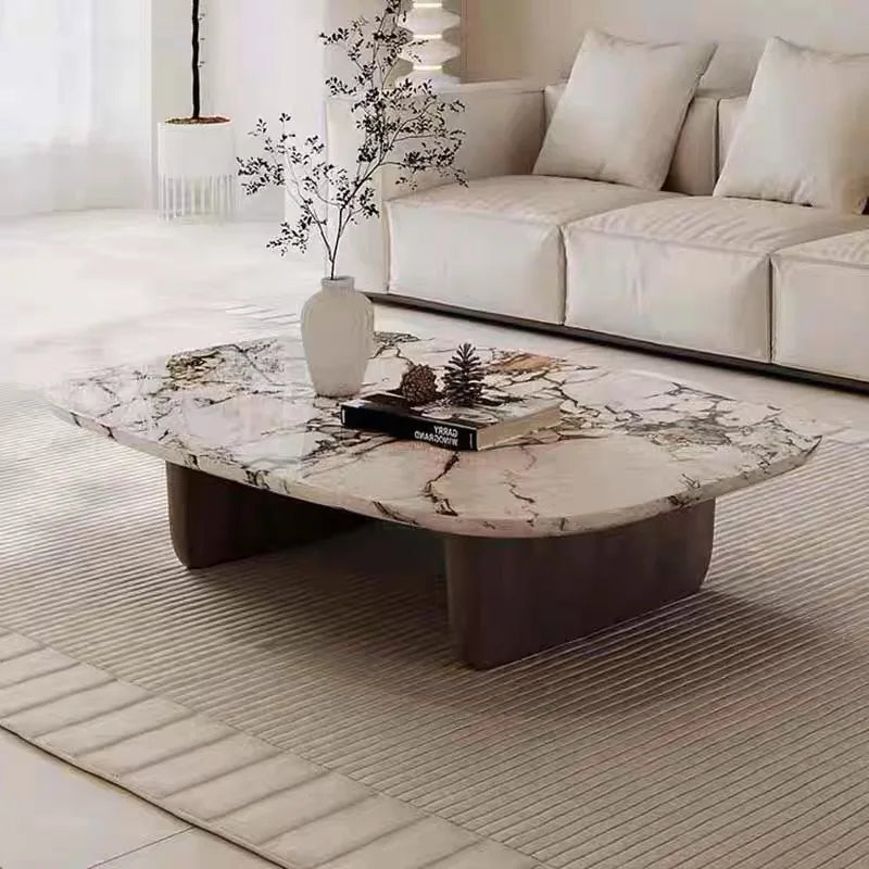 Italian luxury marble coffee table