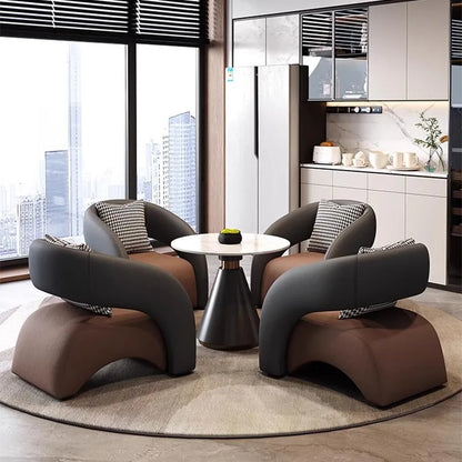 Simple Nordic Salon Chairs Armrest Wooden Lounge Modern Loungefly Designer Chairs Salon Comfy Poltronas Nordic Furniture