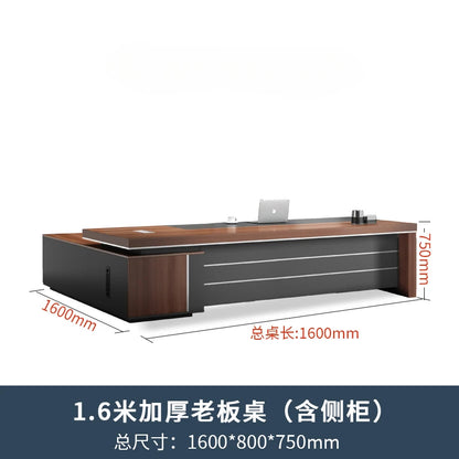 Reception Computer Desk Organizer Luxury Executive Corner Office Desk Modern Coffee Mesas De Computador Luxury Furnitures