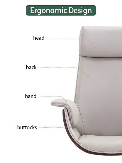 Modern High Back Pu Ergonomic Swivel Office Chair Living Room Executive Leather Office Chair