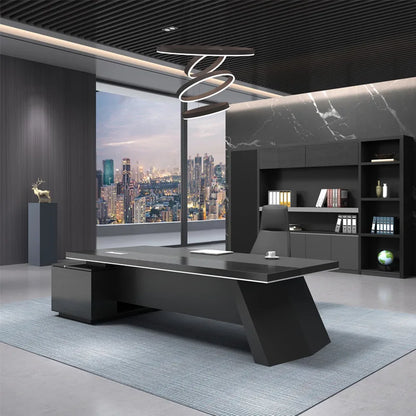 modern CEO manager executive office table latest L shape office computer desk executive office desk