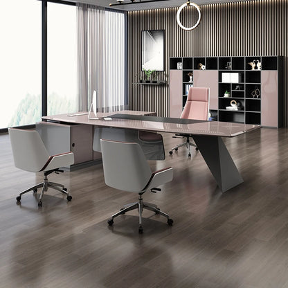 Pink Drawers Office Desks Reception Vanity Keyboard Conference Office Desks Modern European Scrivania Ufficio Lavoro Furnitures