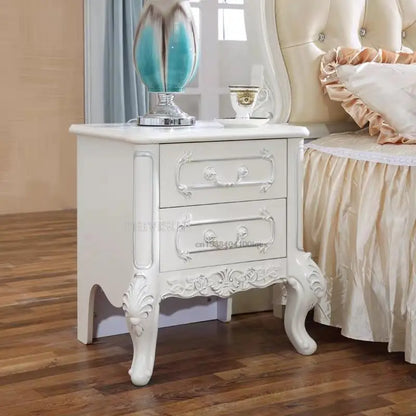 European Style Double Bed – Minimalist Princess Design for Master Bedroom