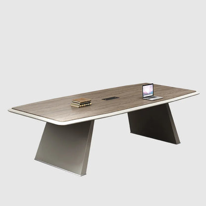 Modern Boardroom Conference Table &amp; Chairs Set for 10-12 people